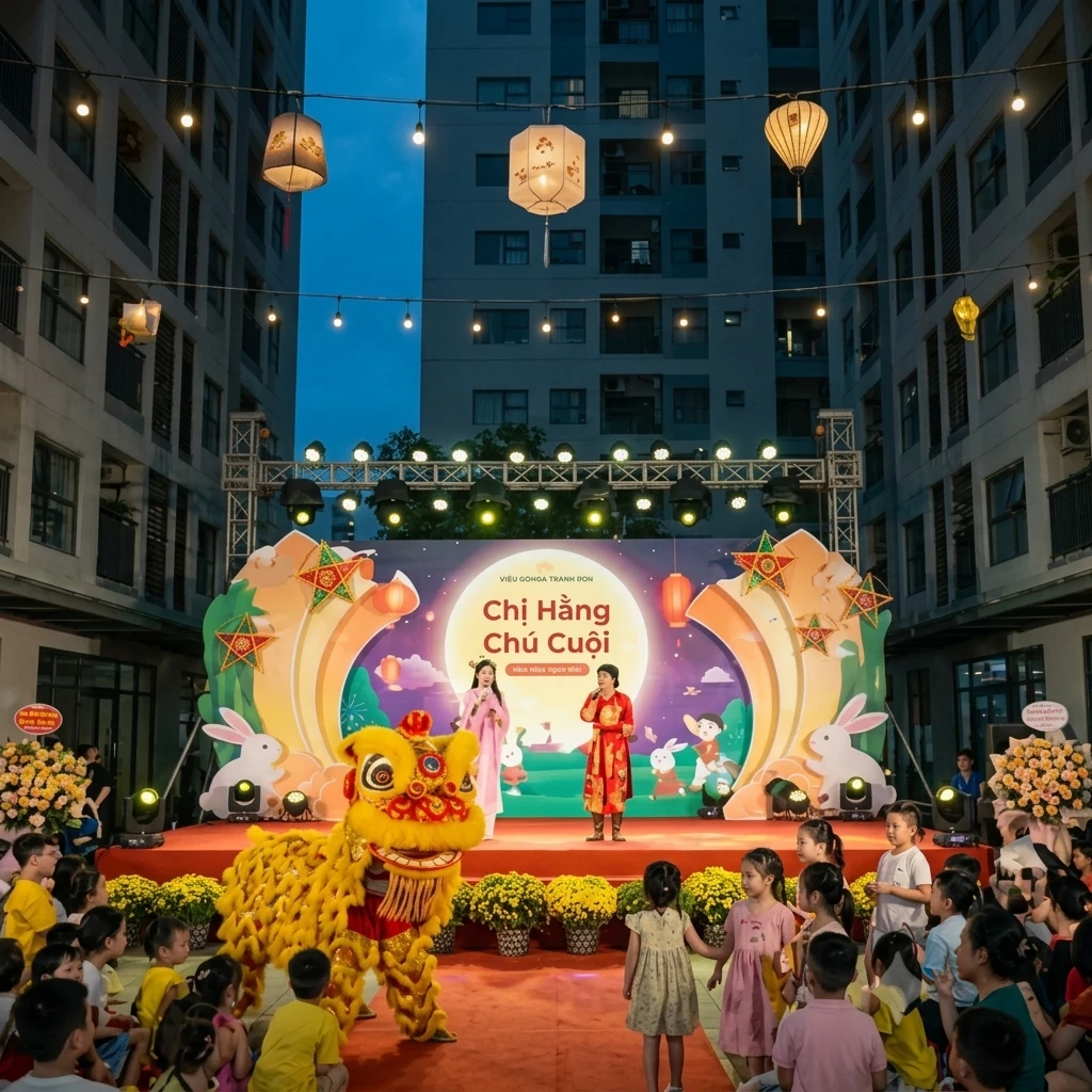 tổ chức trung thu tại chung cư