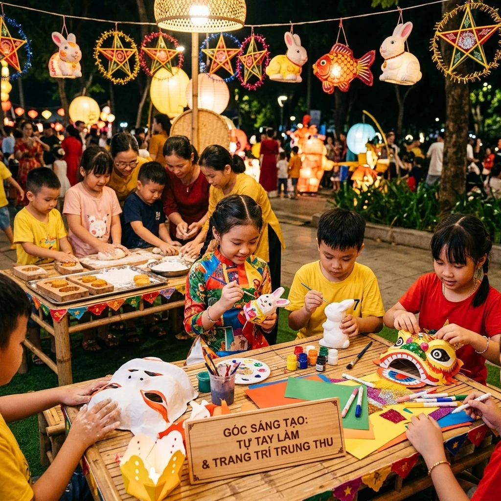 trò chơi tổ chức trung thu tại chung cư