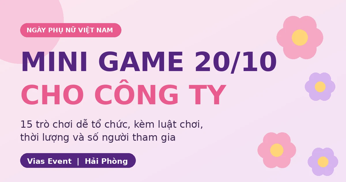 mini game 20/10 cho công ty