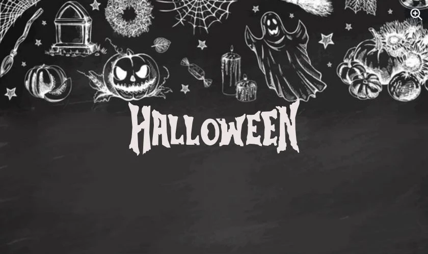 trang trí Halloween đơn giản cho lớp học