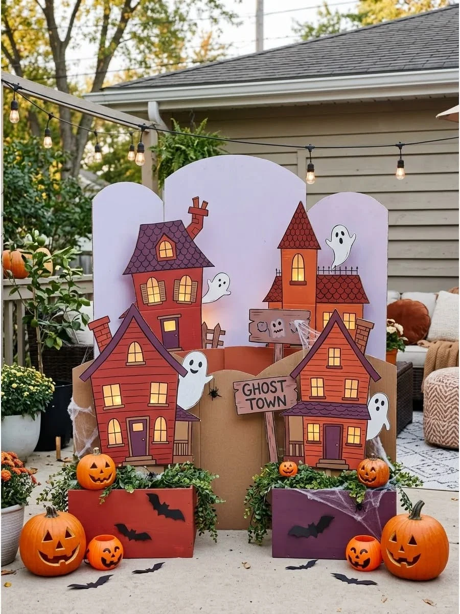 trang trí Halloween văn phòng